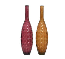 Vase recycled glass fading 2kl.ass - dia26-H100cm - assorted