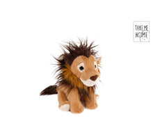 Take Me Home leeuw pluche staand met lange haren 20cm