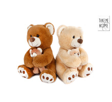 Take Me Home Beer met baby 2 assortie pluche 25cm