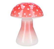 Vase Mushroom Champignon Red D16 H20.5 cm Ceramic