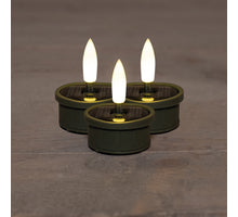 THEELICHT SOLAR 3D LONT SET VAN 3 OLIJF / BLISTER