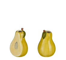 Vaas fruit geel groen 2 assorti - h15xd10cm