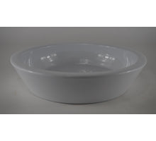 Lage Schaal Deko, 30 cm - Glans Wit