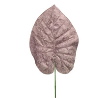 Velvet philo leaf wine red 70cm