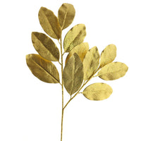 Magnolia leaf spray gold 90cm