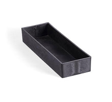 Rectangular gray tray 32x10.5x5cm