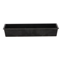 Tray rectangular gray 25x9x4cm
