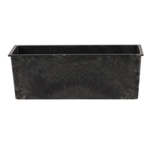 Tray rectangular gray 25x9x9cm