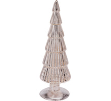 GLASS TREE D10 H34CM GREY SMOKE