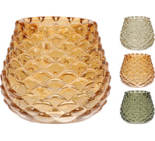 THEELICHTHOUDER ''PINE'' D7 H6,5CM 3 ASSORTIE KLEUREN