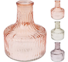 VAAS GLAS ''THE SIMPLE LIFE'' D11 H13 CM 3 ASSORTIE KLEUR