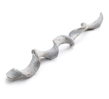 Twisted rattan 120cm frosted white per stuk