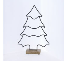 Tree Metal Black H:34cm