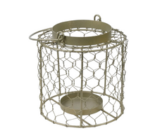 Tealightholder Metal 15x15x17cm Gold