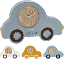 TAFELKLOK AUTO HOUT 240X35X155MM 3 ASSORTIE