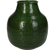 Vase Aluminium Green 15x15x17cm