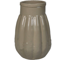 Vase Aluminium Ivory 8x8x11cm