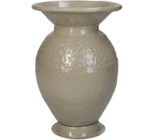 Vase Aluminium Ivory 11x11x16cm