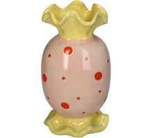 Vase Candy Fine Earthenware Multi 12x10.5x23cm