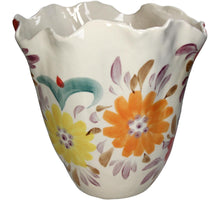Vase Flowers 28.5x27x28cm Fine Earthenware Multi