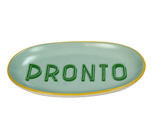 Plate Oval Pronto Stoneware Mint 21x12.5x2.5cm