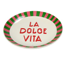 Plate La Dolce Vita Stoneware White 25x25x3.5cm
