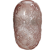 Vase Glass Orange 19x19x33.5cm