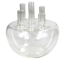 Vase Glass Clear 18x18x18cm