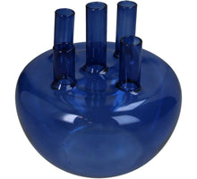Vase Glass Blue 18x18x18cm