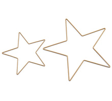 Metal star 40cm gold PER STUK