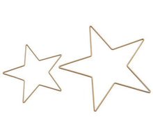 Metal star 100cm gold (hollow tube) - Per stuk
