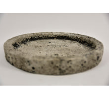 Plateau Lava rond D30 H4cm Steengrijs