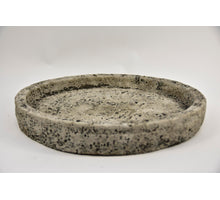 Plateau Lava rond D50 H6cm Steengrijs