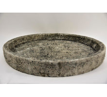 Plateau Lava rond D60 H6,5cm Steengrijs