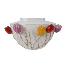 Vase Tulip Ceramic 36x26x24cm White