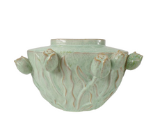 Vase Tulip Ceramic 36x26x24cm Sage Green