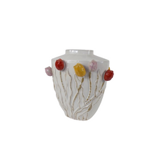 Vase Tulip Ceramic 37x27x40cm White