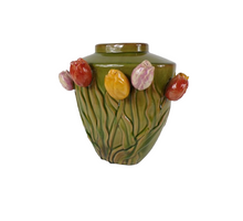 Vase Tulip Ceramic 29x23x30cm Green
