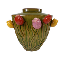Vase Tulip Ceramic 34x25x34cm Green