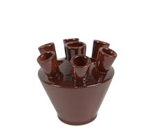 Dinan Tulip Vase, Ceramic, D20 H18cm, Warm Red