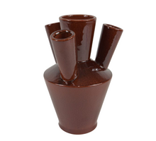 Tubevaas Dinan Keramiek D20 H30cm Warm Rood