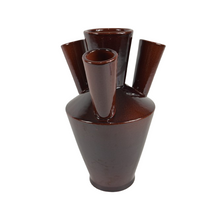 Tubevaas Dinan Keramiek D25 H39cm Warm Rood