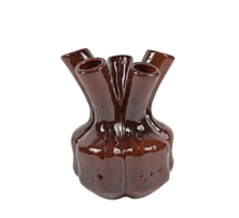 Spout vase Dinan Ceramic D16 H20cm Warm Red