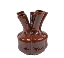 Spout vase Dinan Ceramic D30 H35cm Warm Red