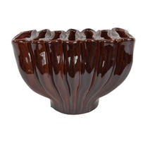 Vaas Dinan Keramiek 28x19x19cm Warm Rood