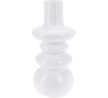 PORCELAIN VASE D10 H22CM WHITE