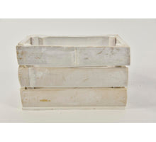 Krat Bamboo rechthoek 20x11,5x12,5cm white-wash