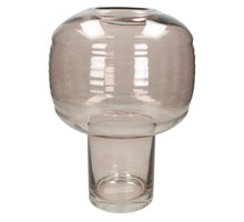 Vase Glass Peach 24.5x24.5x33.5cm