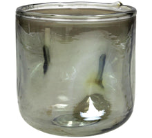 Candle Holder Glass Green 10x10x10cm