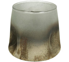 Candle Holder Glass White 13x13x12cm